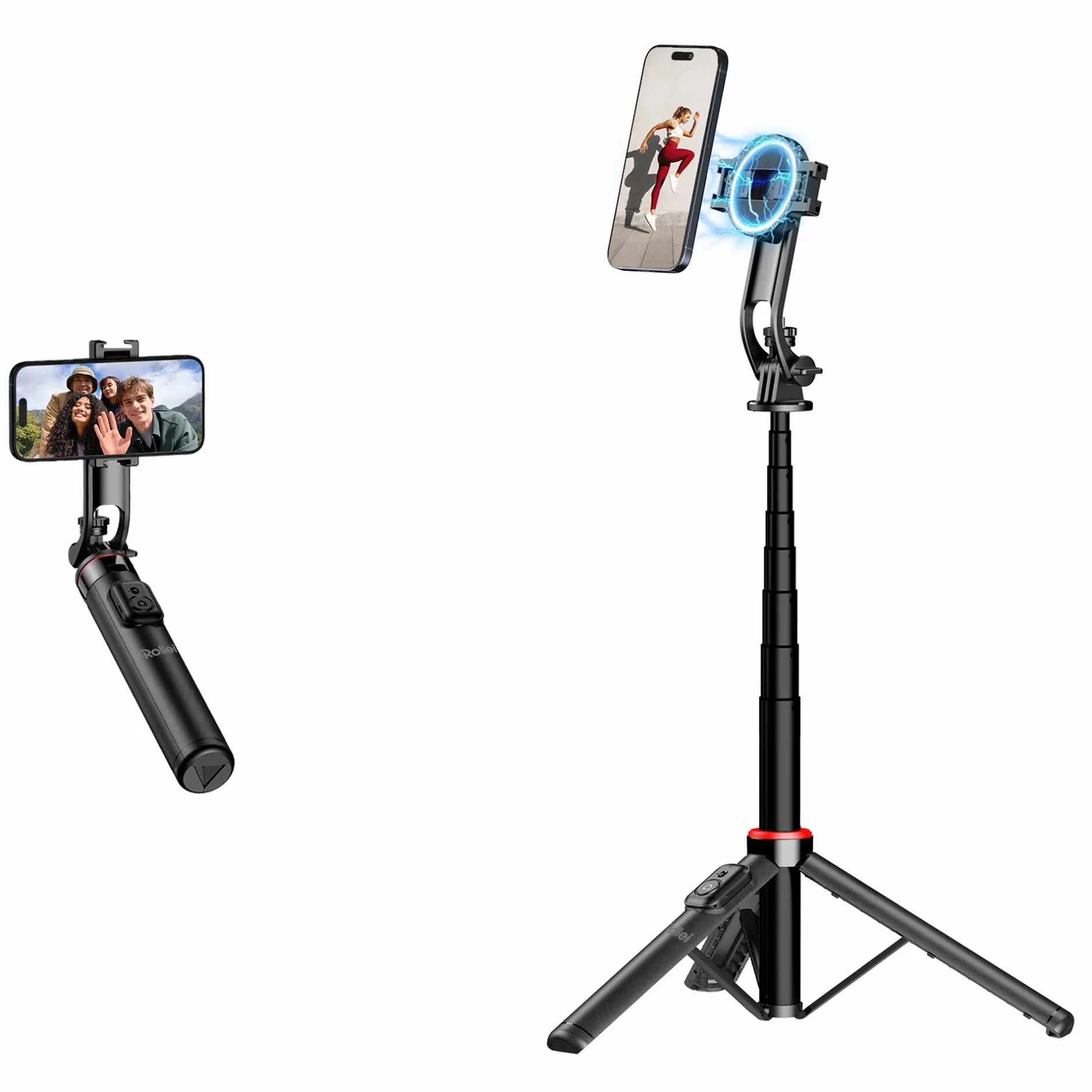 Rollei Selfie Sticks|Easy Creator-All-in-One-Stativ | MagPod | Easy Creator