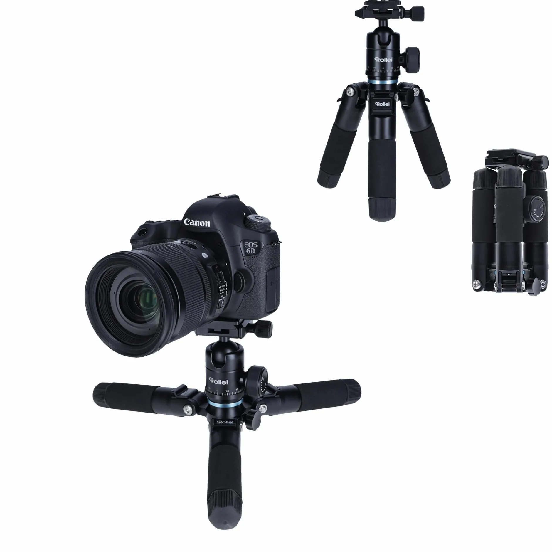 Rollei C-Serie|Tisch- & Ministative-Compact Traveler Mini M-1 Stativ schwarz
