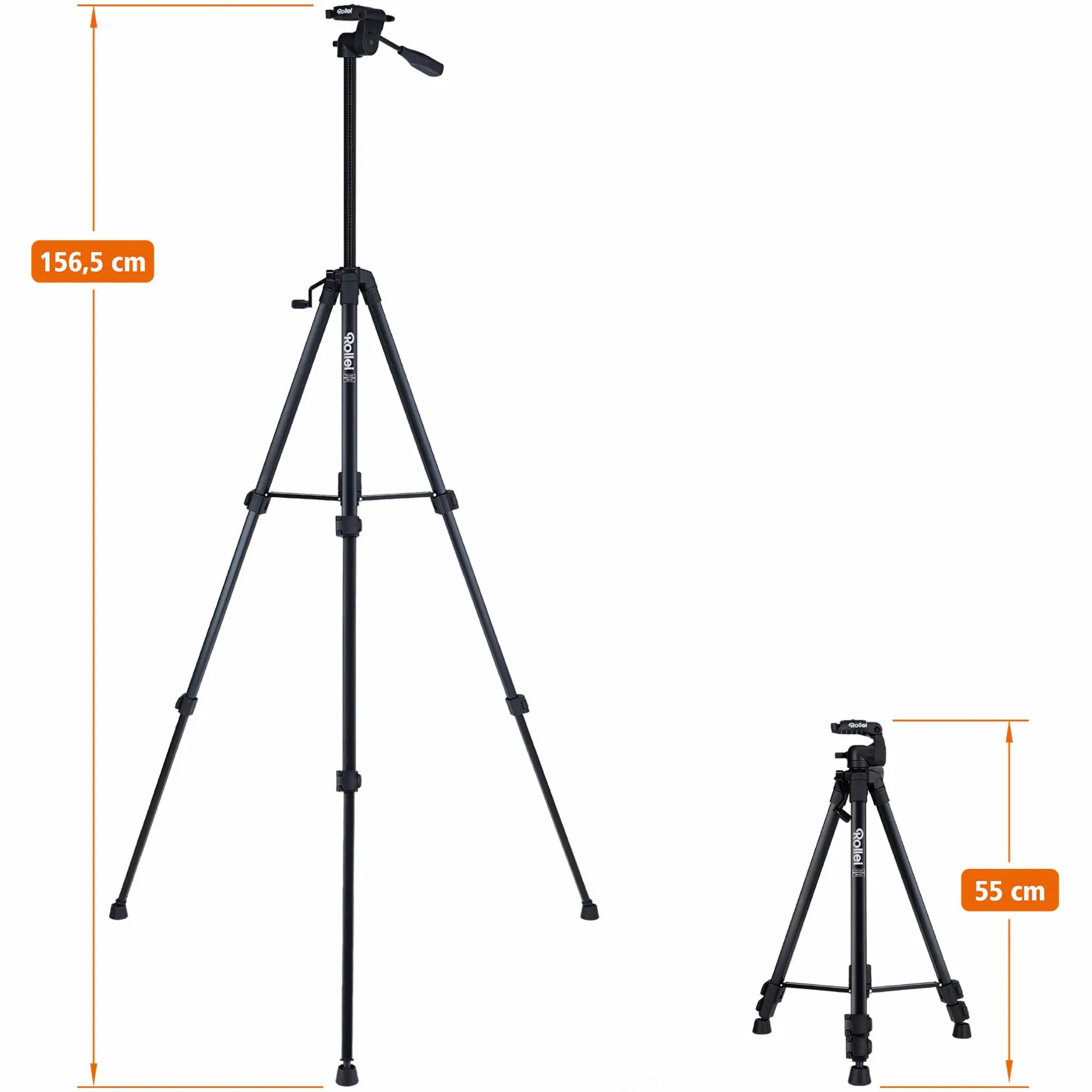 Rollei C-Serie|Smartphone-Stative-Compact Traveler Star S2 Stativ