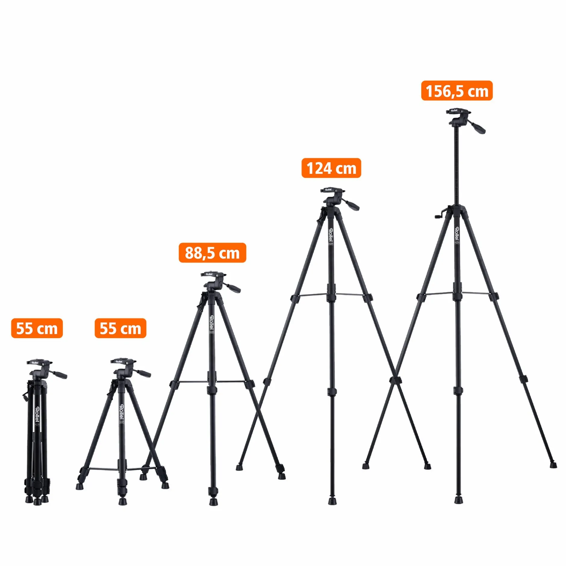 Rollei C-Serie|Smartphone-Stative-Compact Traveler Star S2 Stativ
