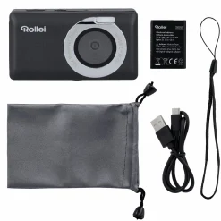 Rollei Digitalkameras-Compactline Pocket | 50 MP Digitalkamera mit 2,7K