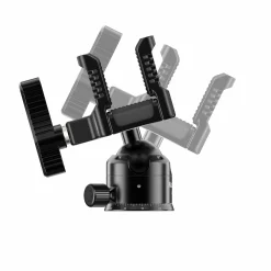 Rollei Stativköpfe|Jagdzubehör-Gewehrklemme | mit Kugelkopf | BH-U7