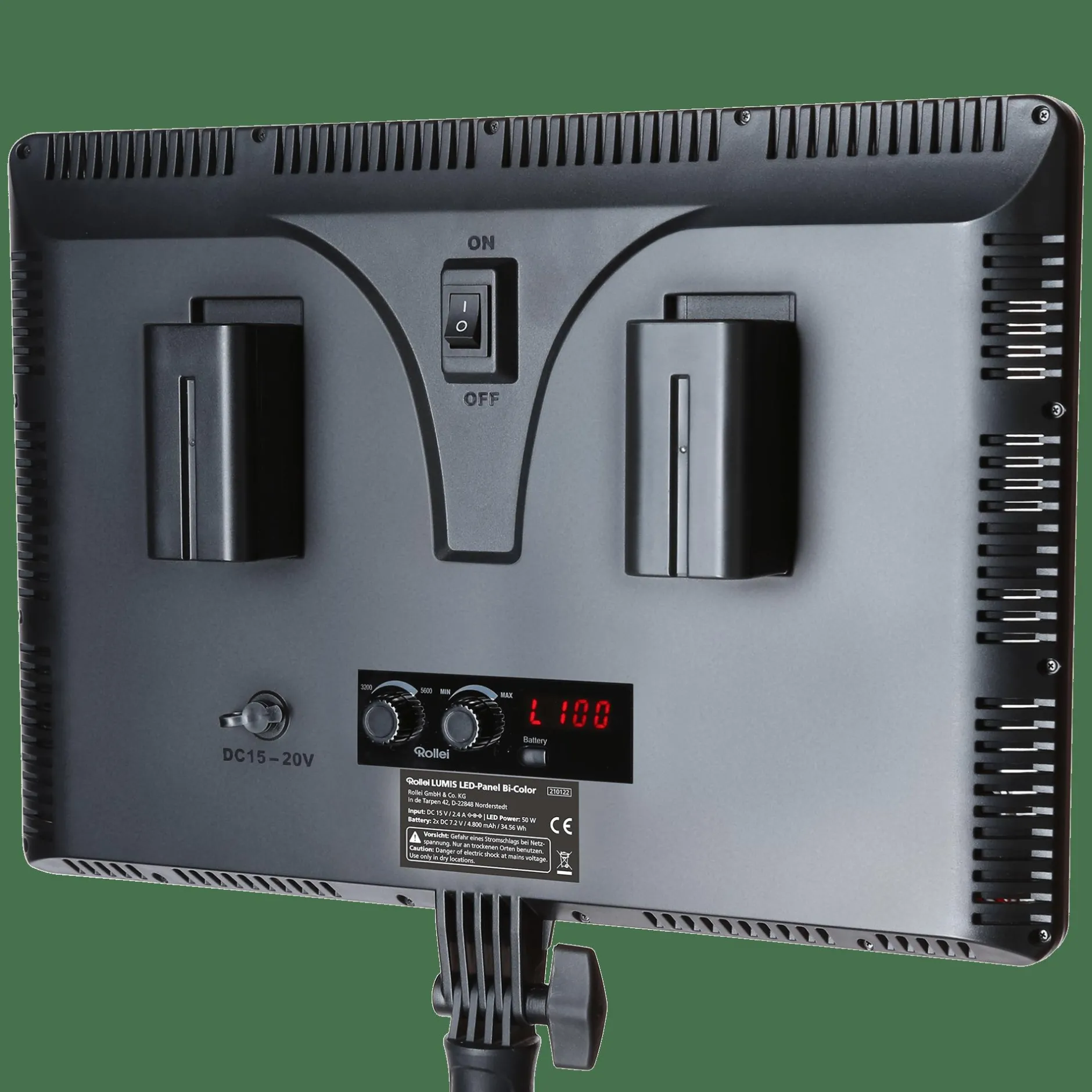 Rollei Flächenleuchten|Flächenleuchten-LUMIS LED-Panel Bi-Color