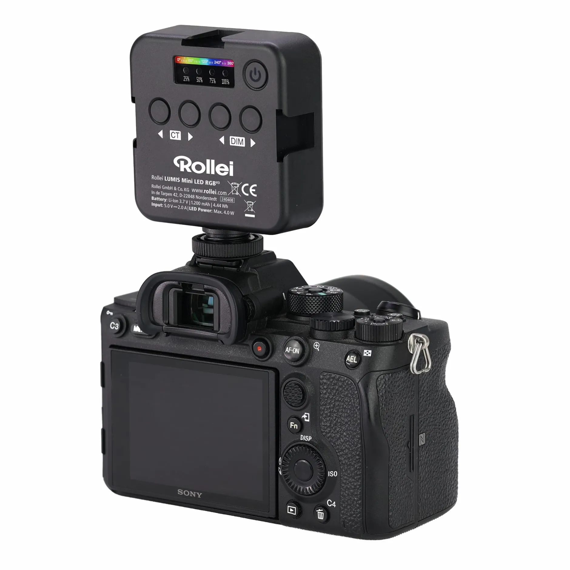 Rollei Pocket Led|Pocket Led-LUMIS Mini LED RGB - LED-Licht