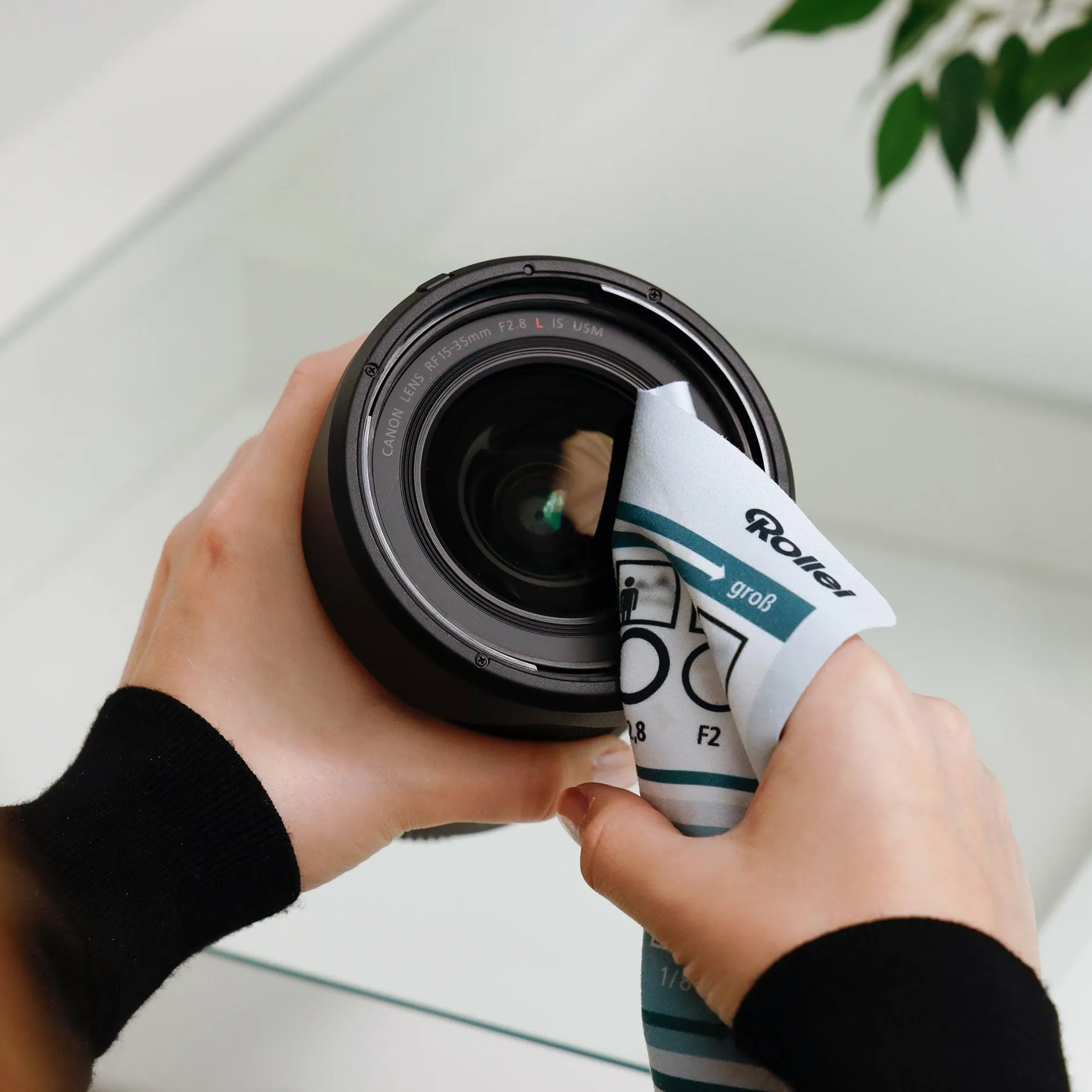 Rollei Reinigung-Reinigungstuch | 20 x 20 cm | Cheat-Sheet