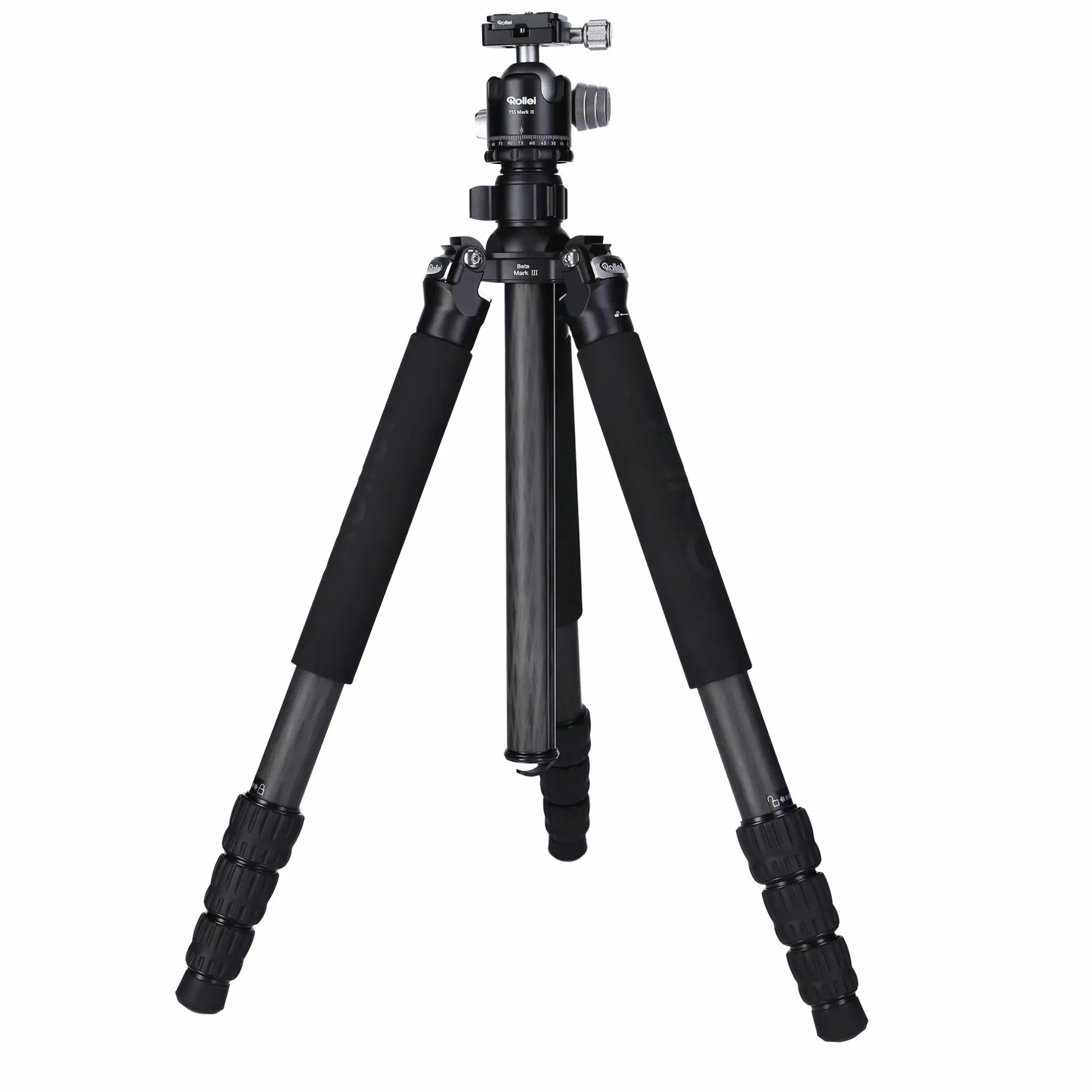 Rollei Rock Solid Serie|Dreibeinstative-Rock Solid Beta Mark III - Carbon Stativ