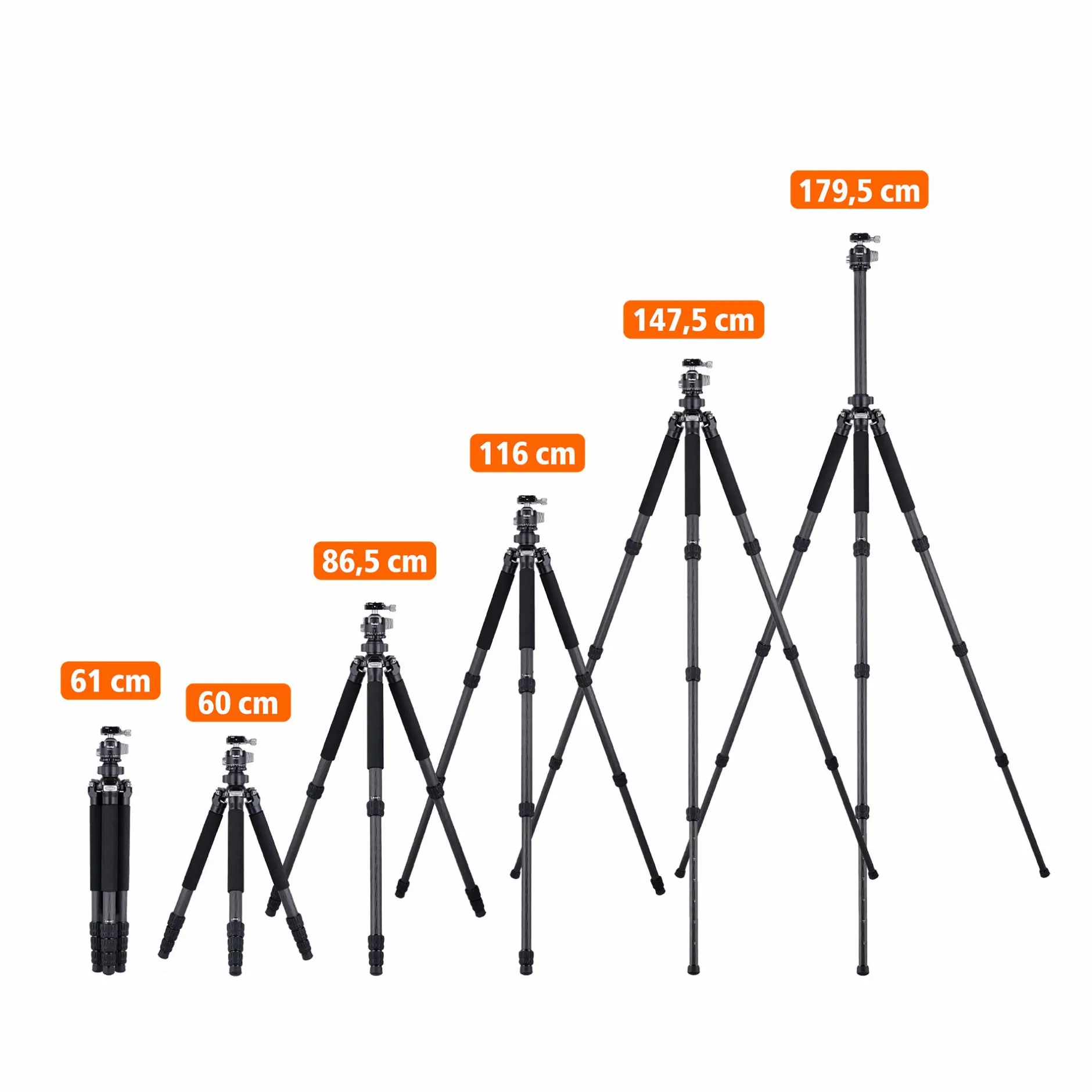 Rollei Rock Solid Serie|Dreibeinstative-Rock Solid Beta Mark III - Carbon Stativ