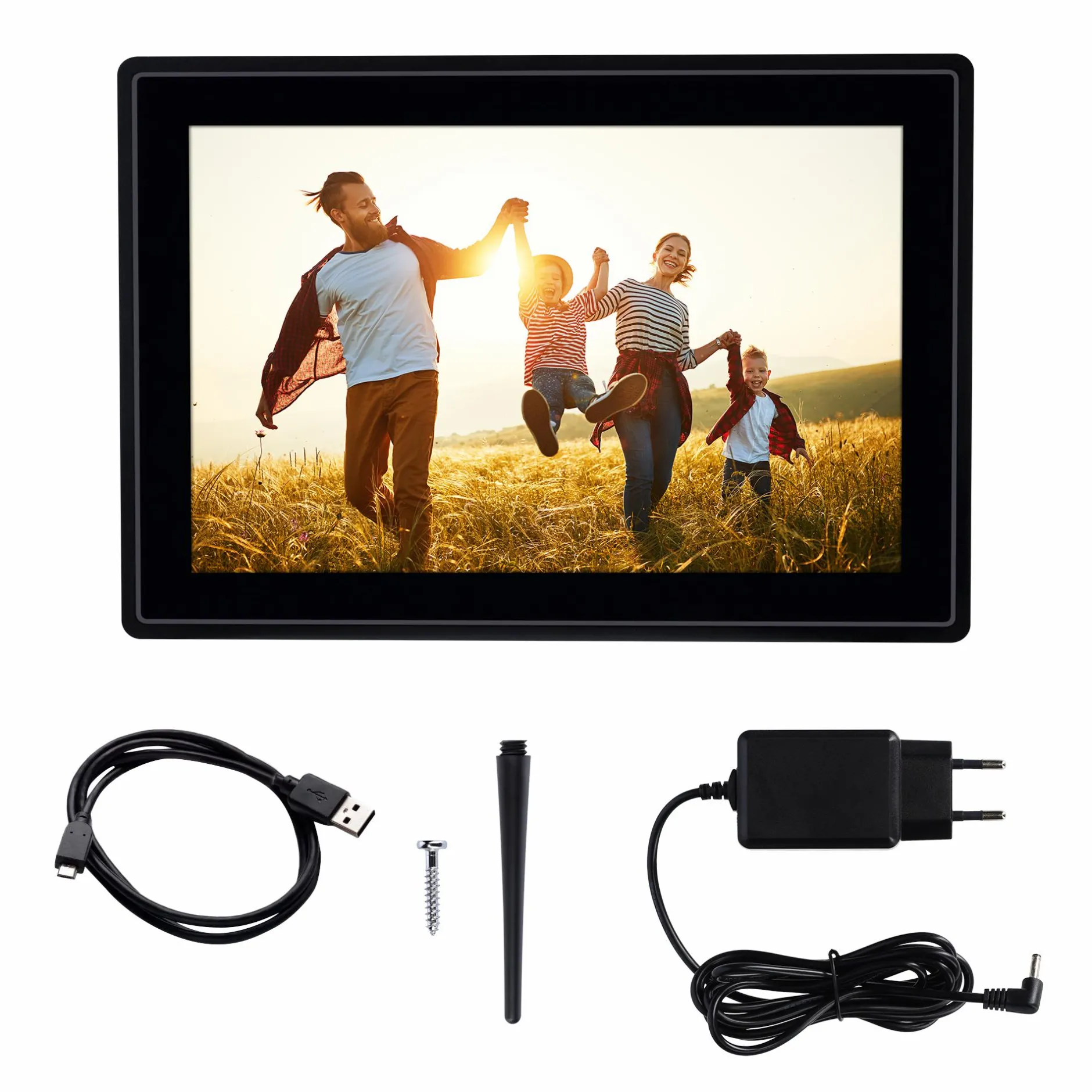 Rollei Digitale Bilderrahmen-Smarter Bilderrahmen | 10" Diagonale | Wifi | Frameo App | Model 100