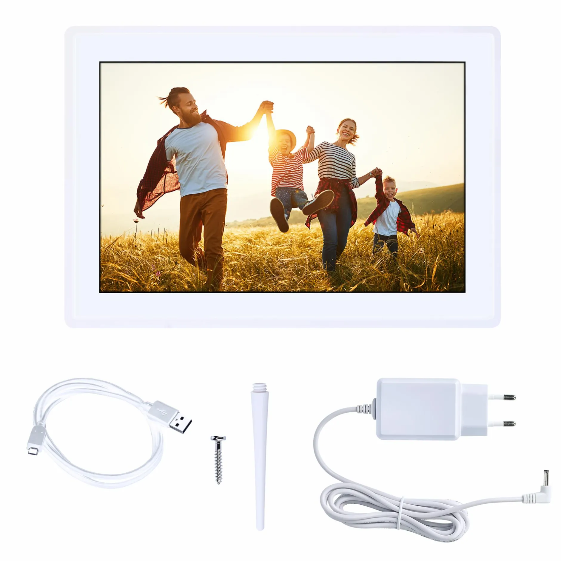 Rollei Digitale Bilderrahmen-Smarter Bilderrahmen | 10" Diagonale | Wifi | Frameo App | Model 100