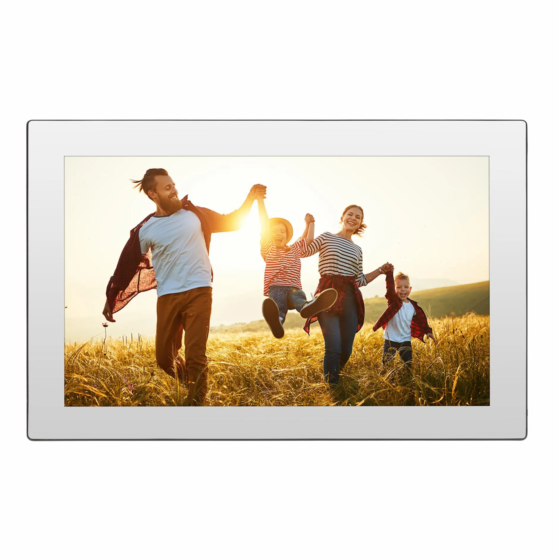 Rollei Digitale Bilderrahmen-Smarter Bilderrahmen | 10" Diagonale | Wifi | Frameo App | Spiegel | Modell 101