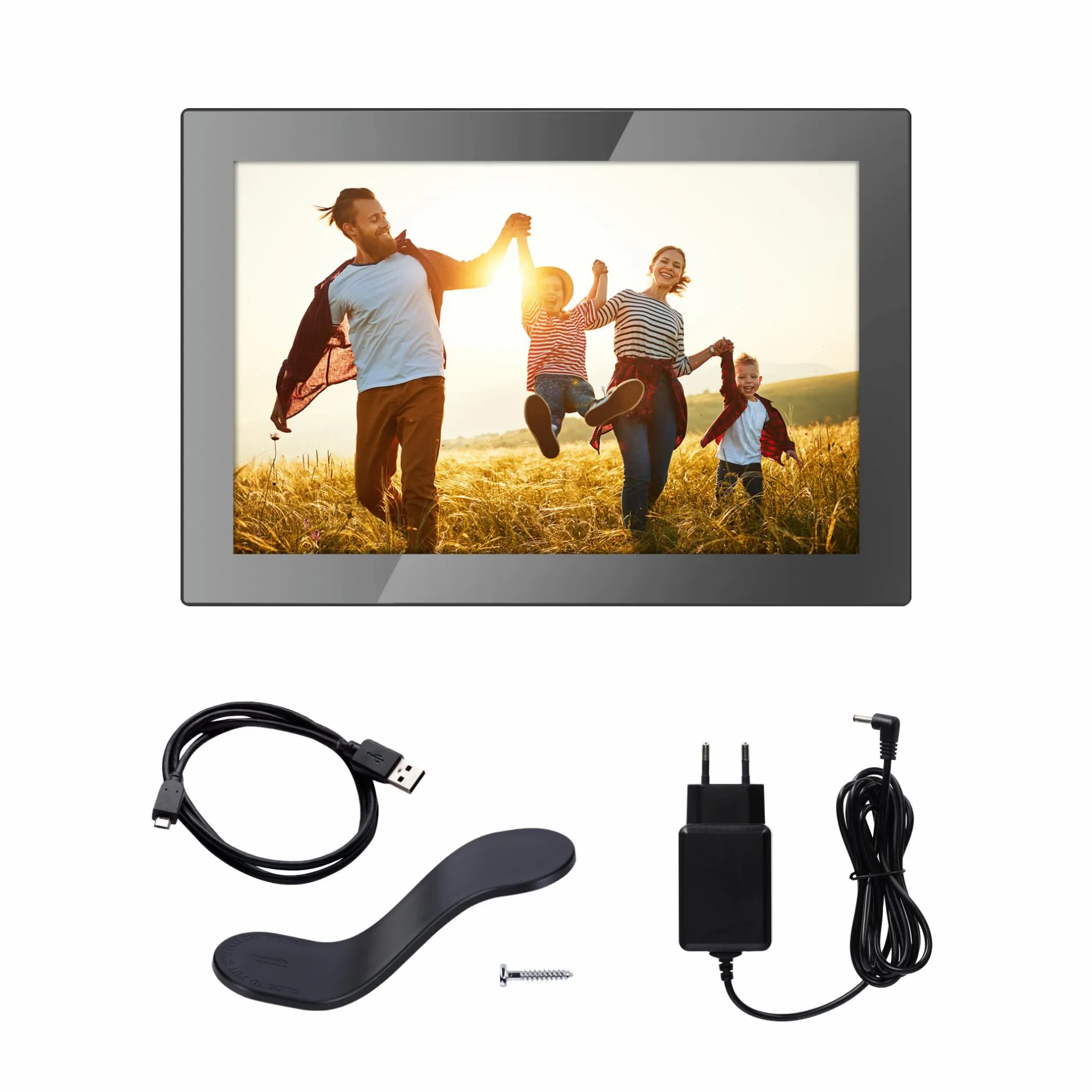 Rollei Digitale Bilderrahmen-Smarter Bilderrahmen | 10" Diagonale | Wifi | Frameo App | Spiegel | Modell 101