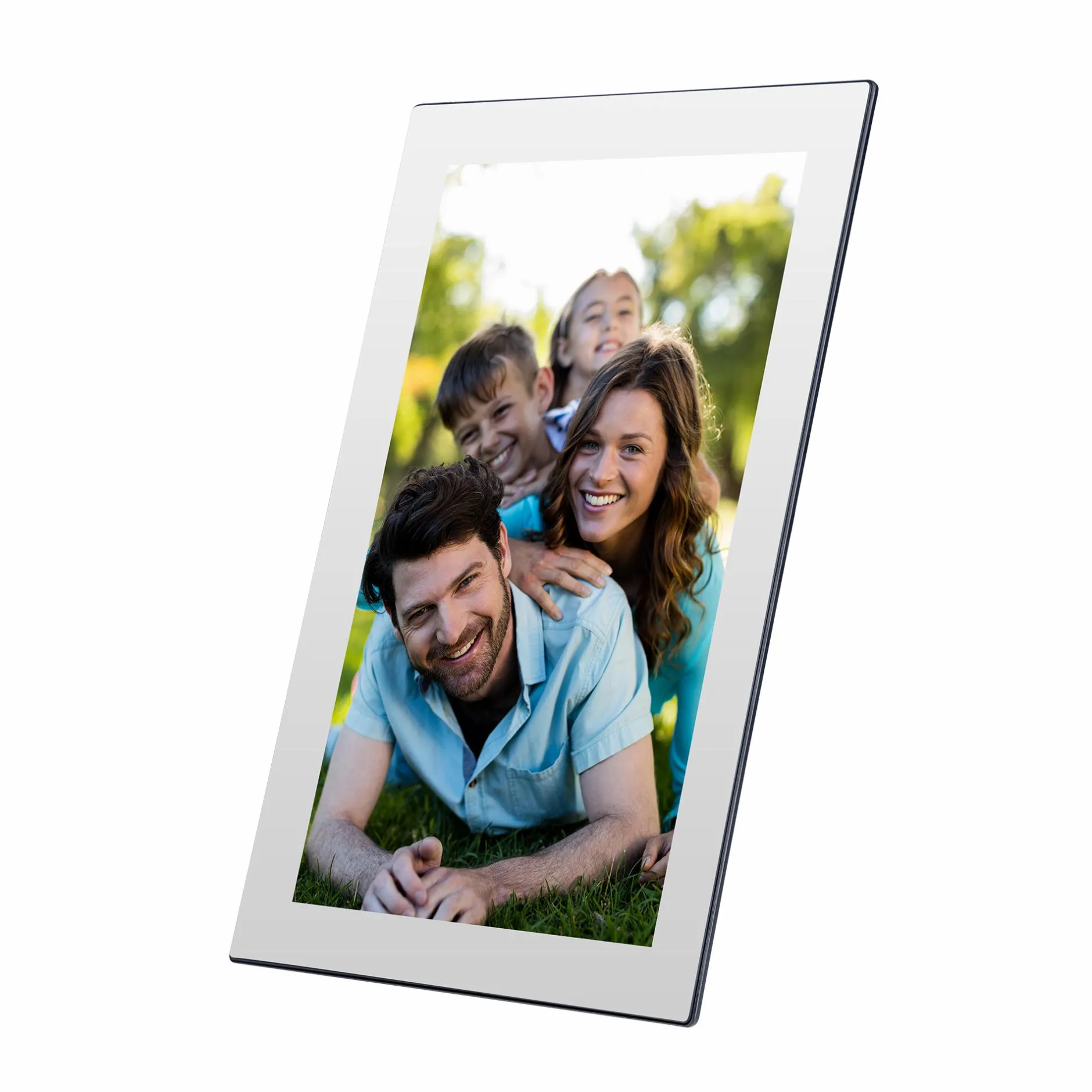 Rollei Digitale Bilderrahmen-Smarter Bilderrahmen | 10" Diagonale | Wifi | Frameo App | Spiegel | Modell 101