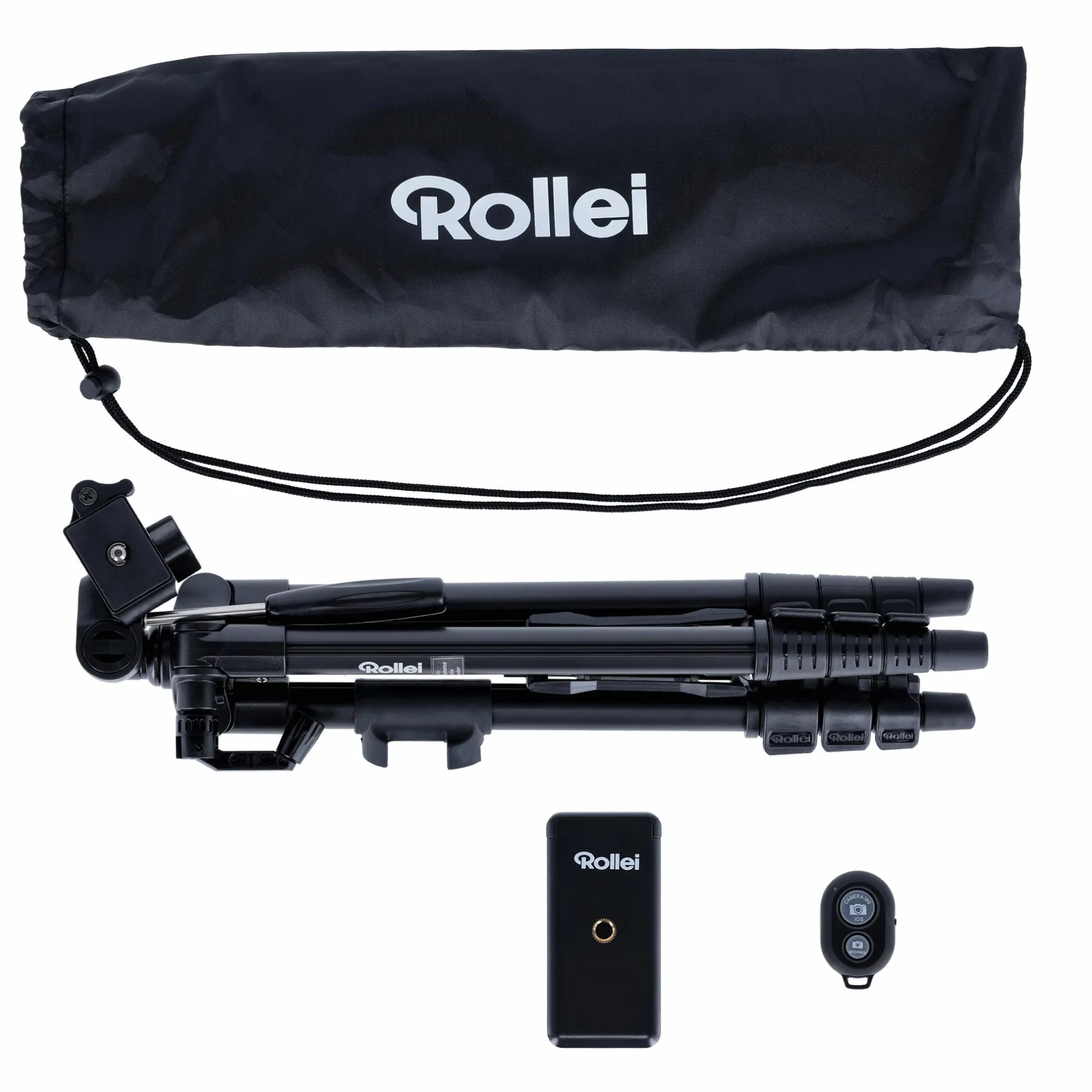 Rollei Smartphone-Stative|Stative-Smartphone Stativ | mit Fernauslöser | Traveler