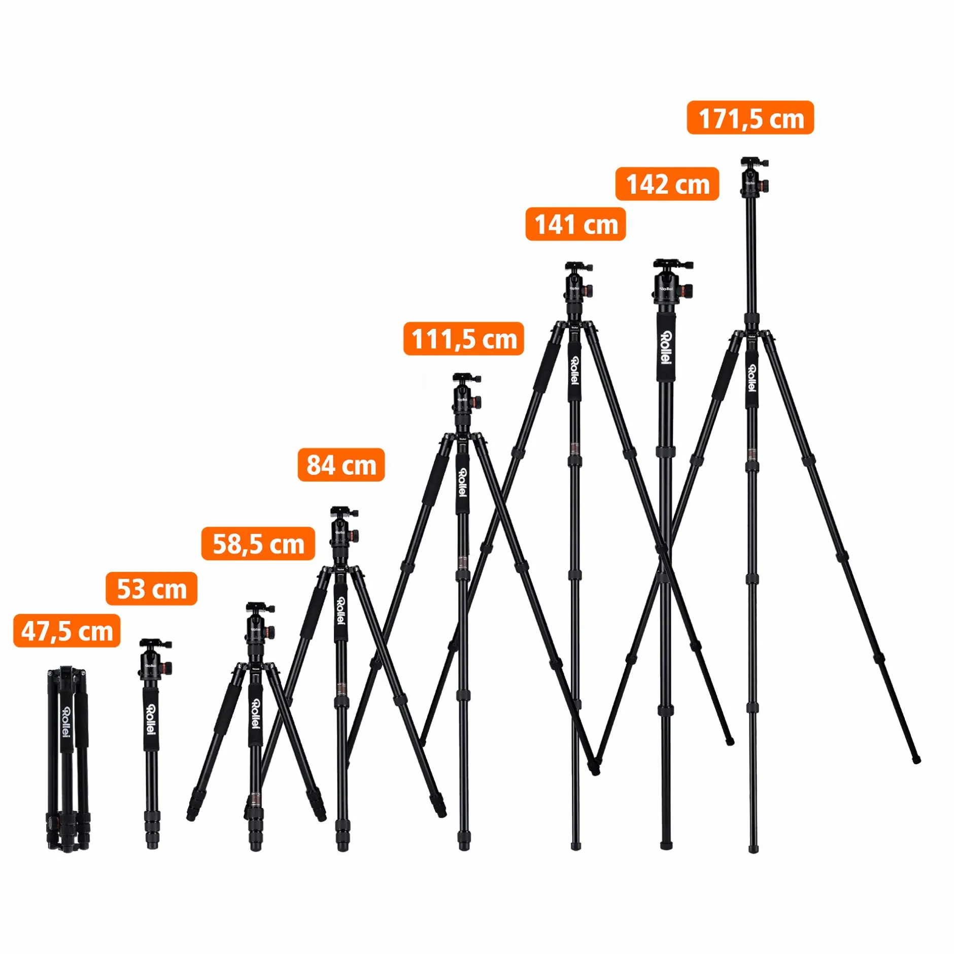 Rollei C-Serie|Dreibeinstative-Stativ | Aluminium | C6i