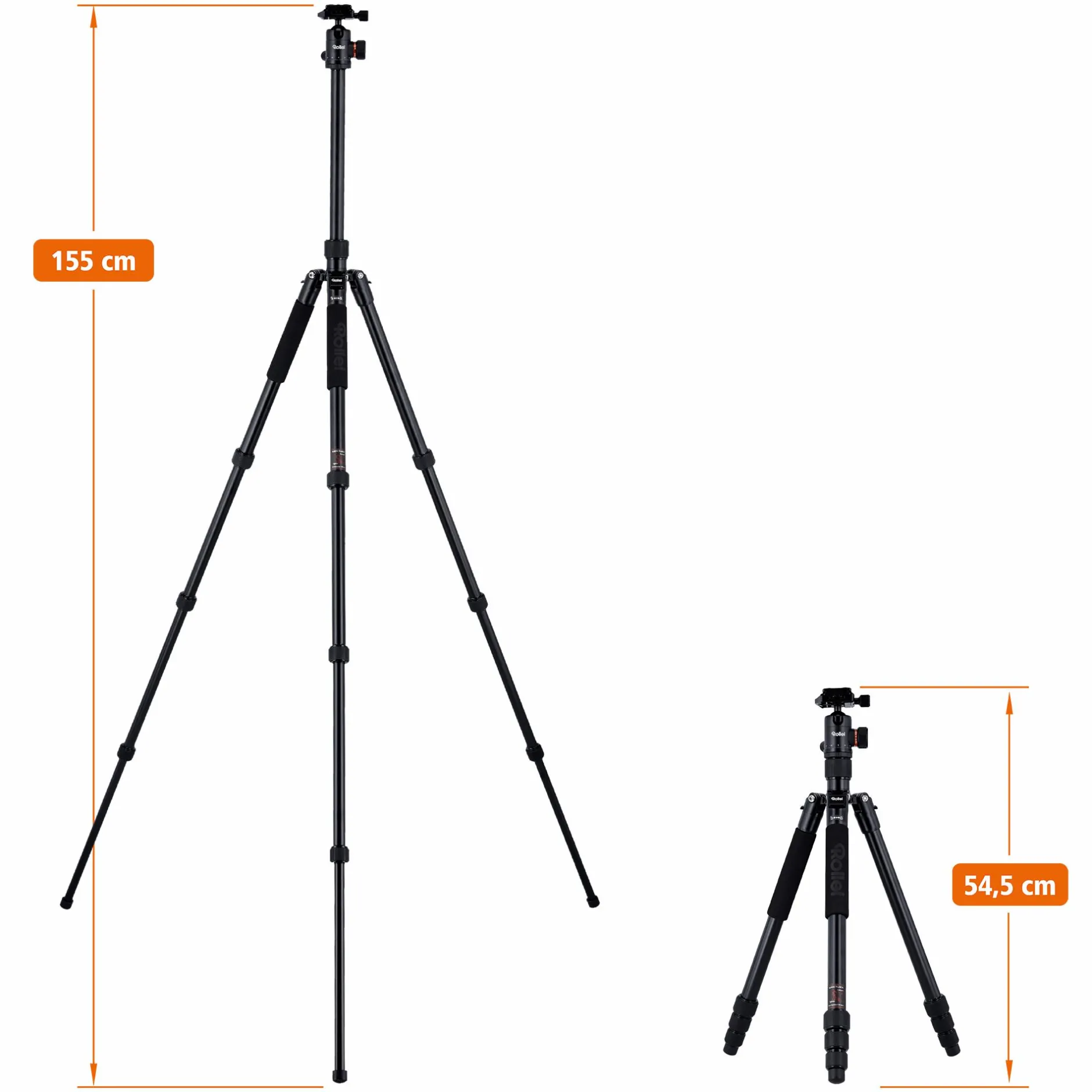 Rollei C-Serie|Dreibeinstative-Stativ | Aluminium | C5i