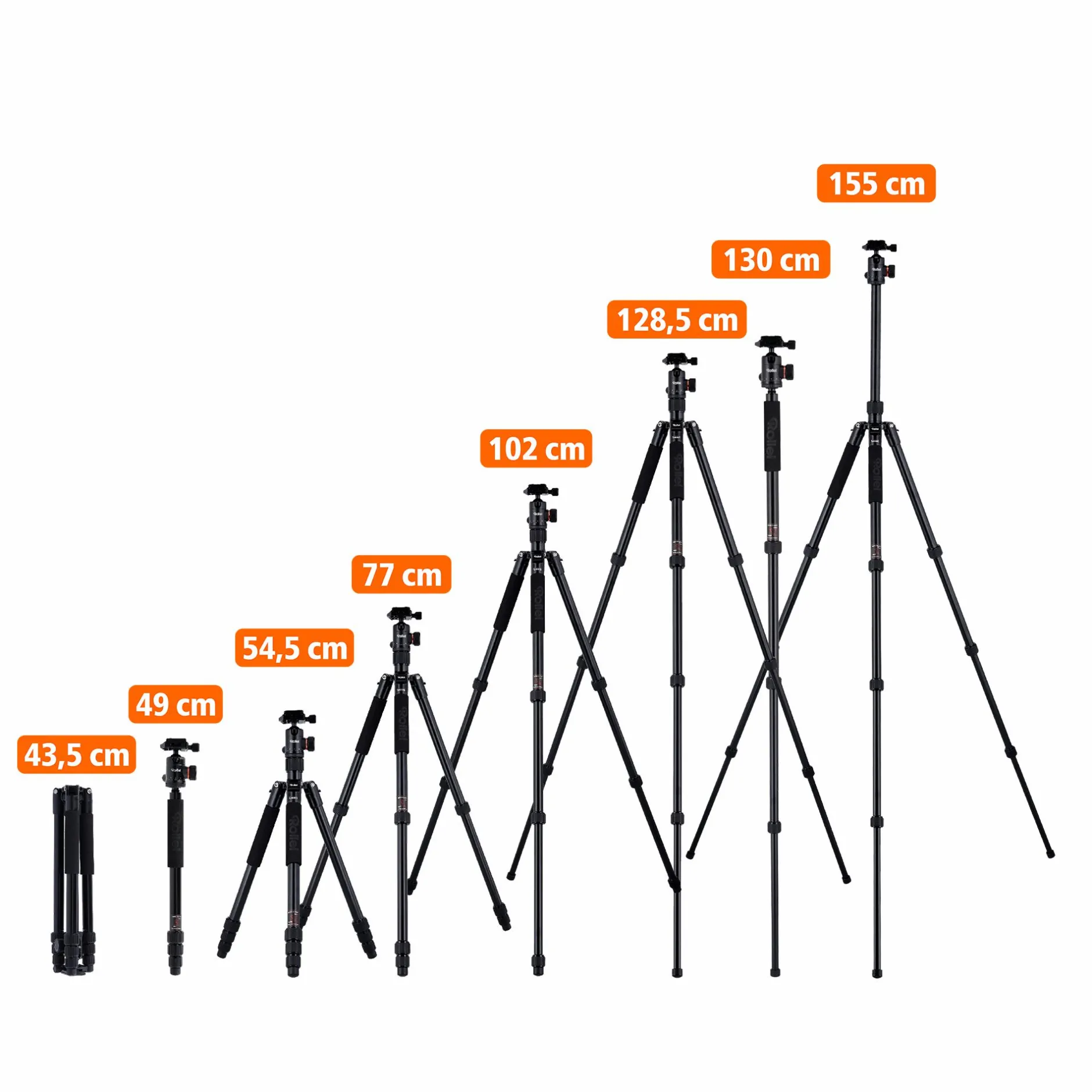 Rollei C-Serie|Dreibeinstative-Stativ | Aluminium | C5i