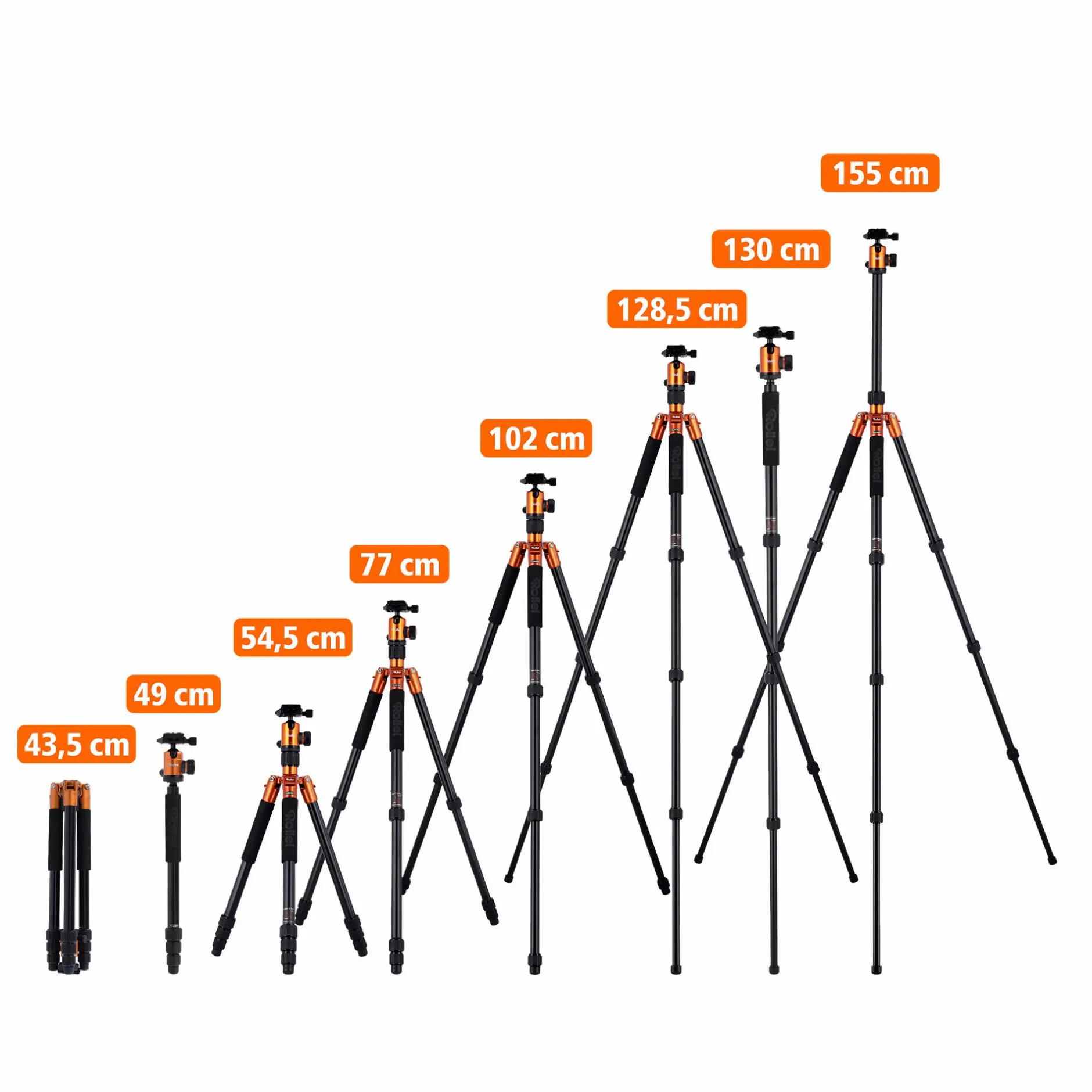 Rollei C-Serie|Dreibeinstative-Stativ | Aluminium | C5i