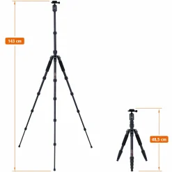 Rollei C-Serie|Reisestative-Stativ | Aluminium | Compact Traveler No. 1