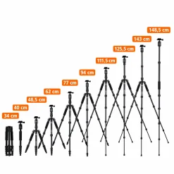 Rollei C-Serie|Reisestative-Stativ | Aluminium | Compact Traveler No. 1