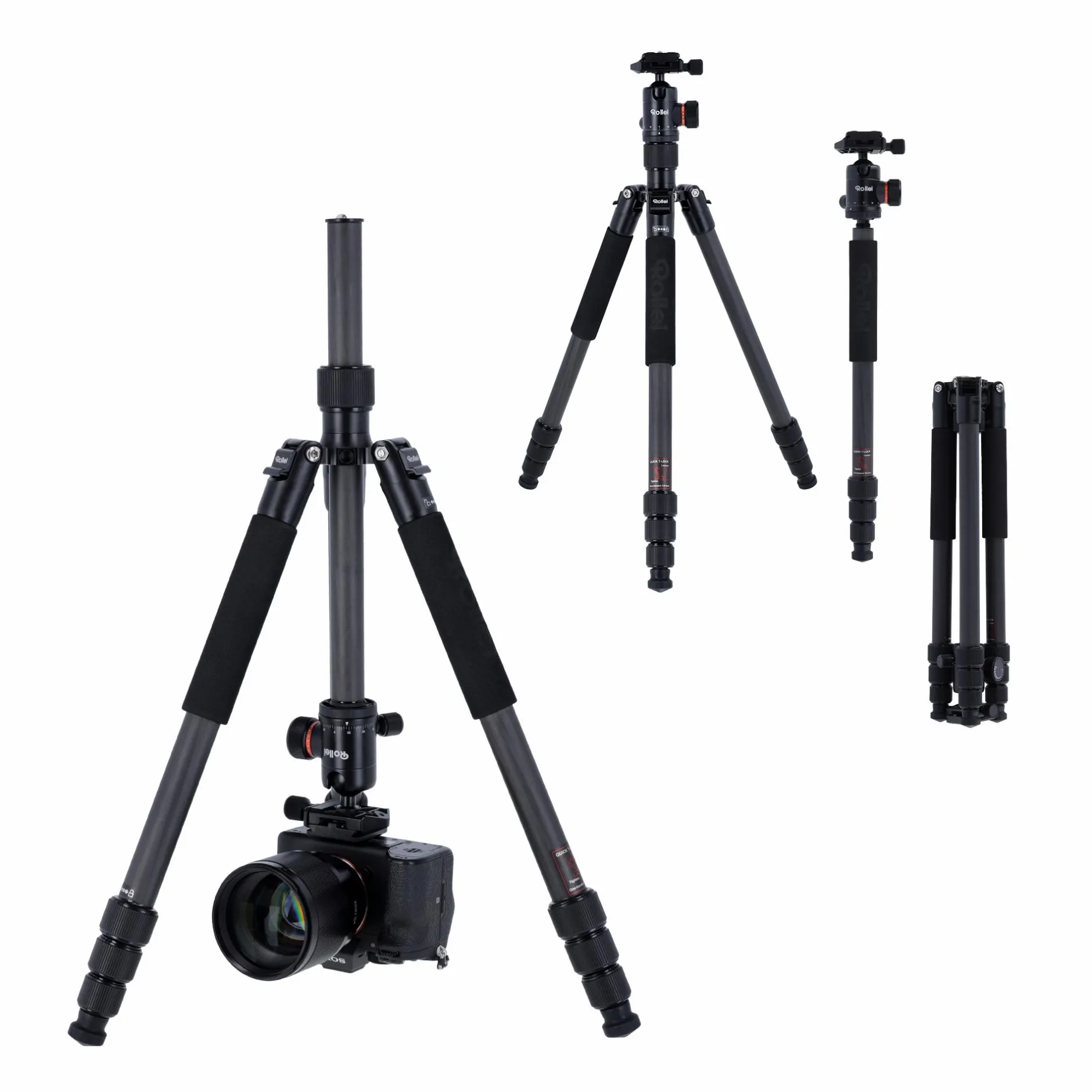 Rollei Reisestative|Dreibeinstative-Stativ | Carbon | C6i