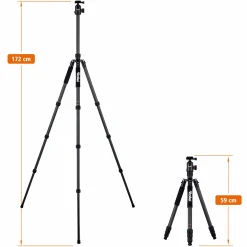 Rollei Reisestative|Dreibeinstative-Stativ | Carbon | C6i