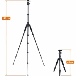 Rollei C-Serie|Reisestative-Stativ | Carbon | Compact Traveler No. 1