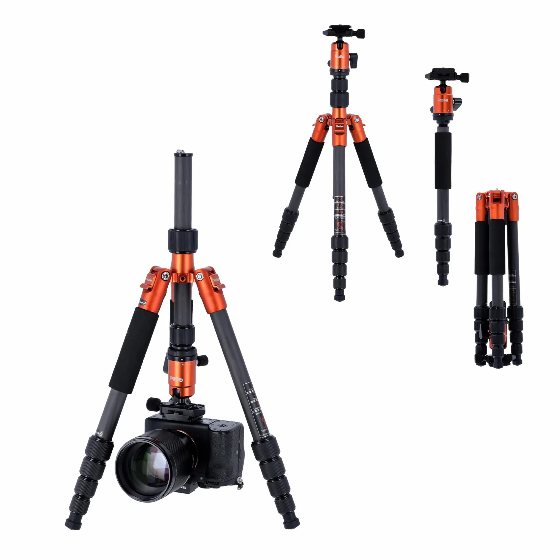 Rollei C-Serie|Reisestative-Stativ | Carbon | Compact Traveler No. 1