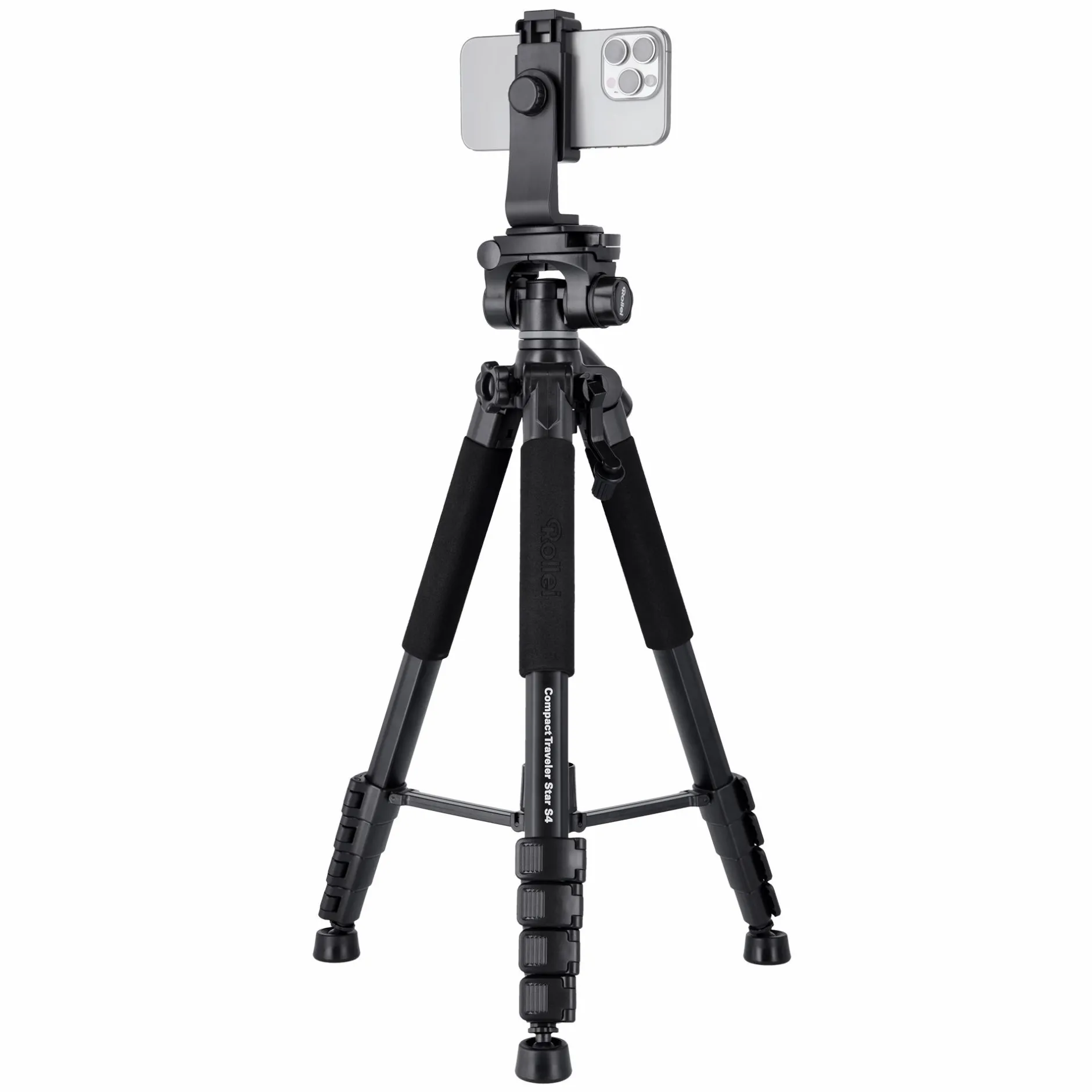 Rollei C-Serie|Smartphone-Stative-Stativ I Aluminium I Compact Traveler Star S4