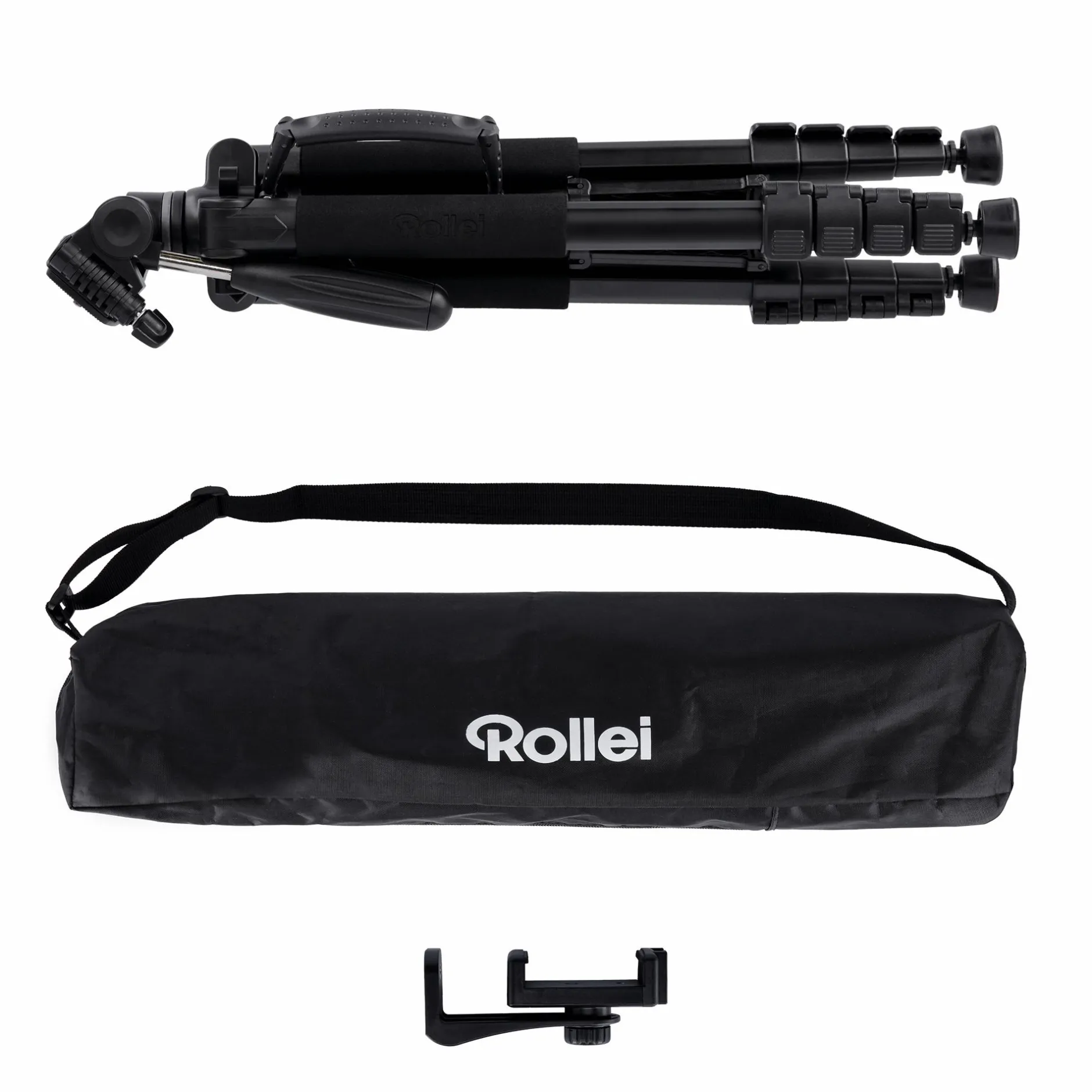 Rollei C-Serie|Smartphone-Stative-Stativ I Aluminium I Compact Traveler Star S4