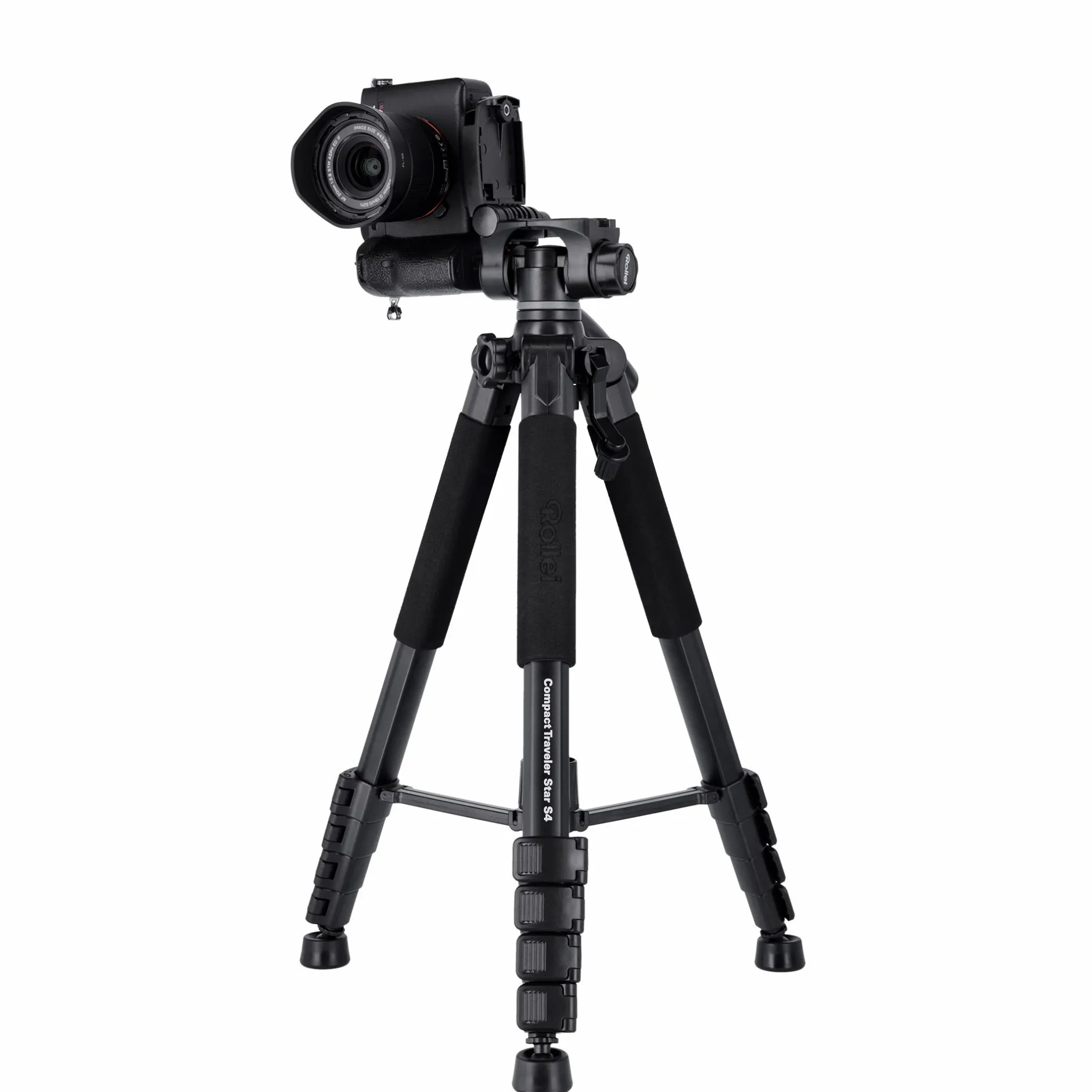 Rollei C-Serie|Smartphone-Stative-Stativ I Aluminium I Compact Traveler Star S4