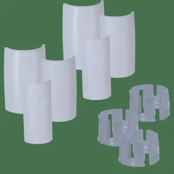 Rollei Ersatzteile-Stativbein-Plättchen Set Compact Traveler No 1 Alu / Carbon