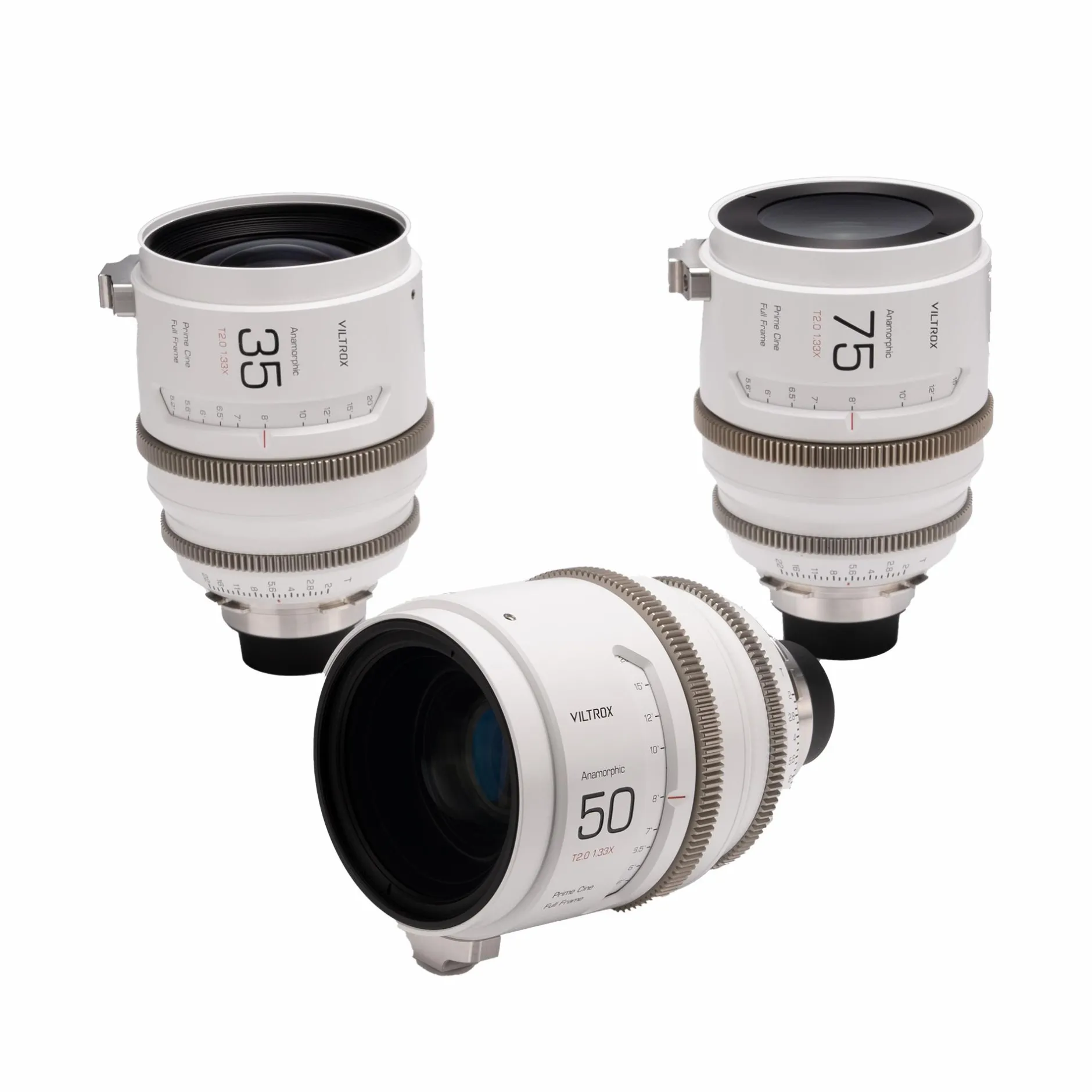 Rollei Videoobjektive|Video-Objektive-Viltrox Anamorphic Cine-Objektiv Set 35/50/75mm T2.0 1.33x mit PL-Mount